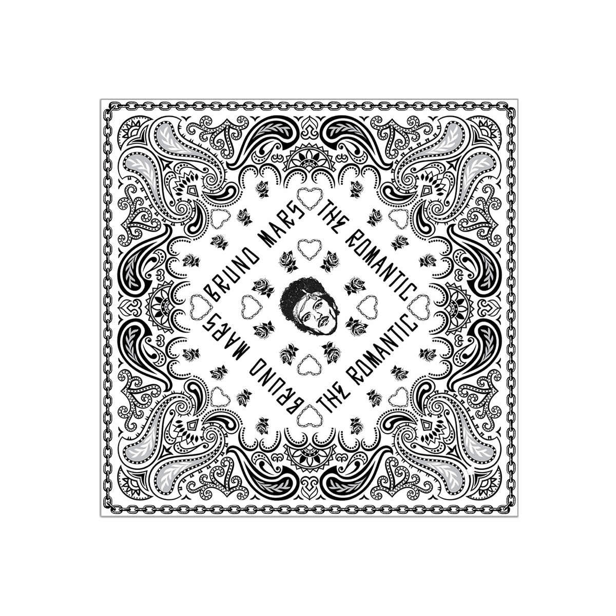 The Romantic Tour Bandana - White – Bruno Mars