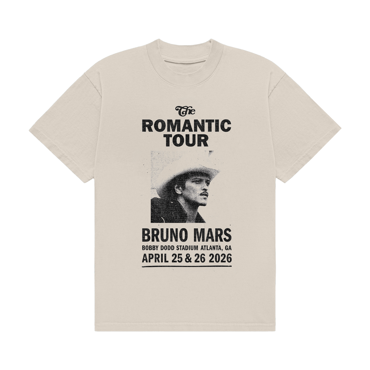 Atlanta The Romantic Limited Edition Tour Tee - Ivory – Bruno Mars