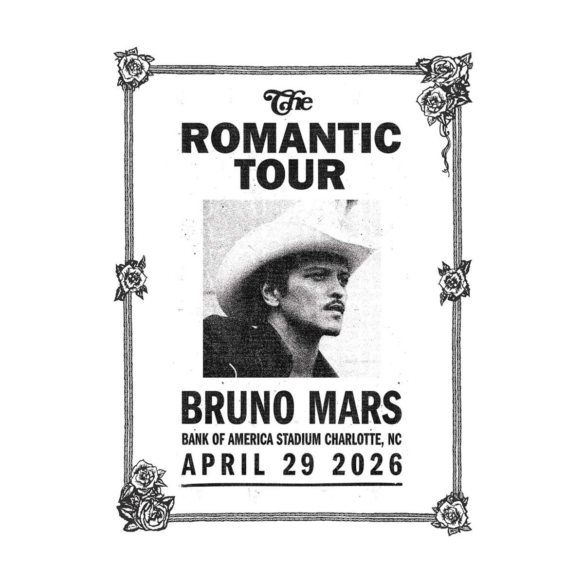 Charlotte The Romantic Limited Edition Tour Poster