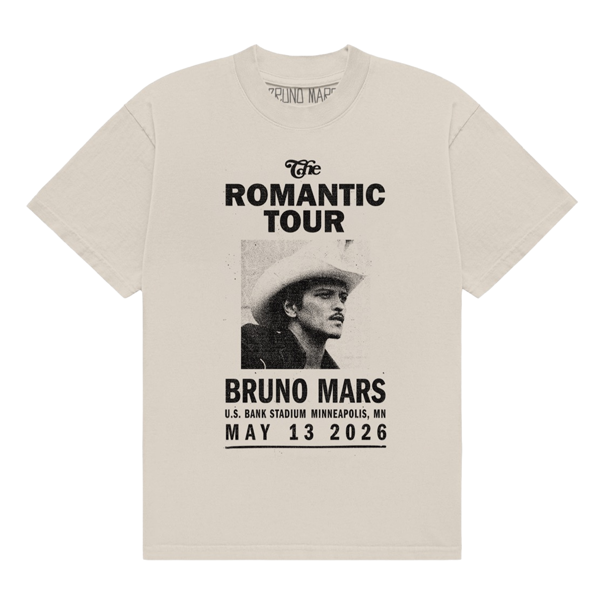 Minneapolis The Romantic Limited Edition Tour Tee - Ivory – Bruno Mars
