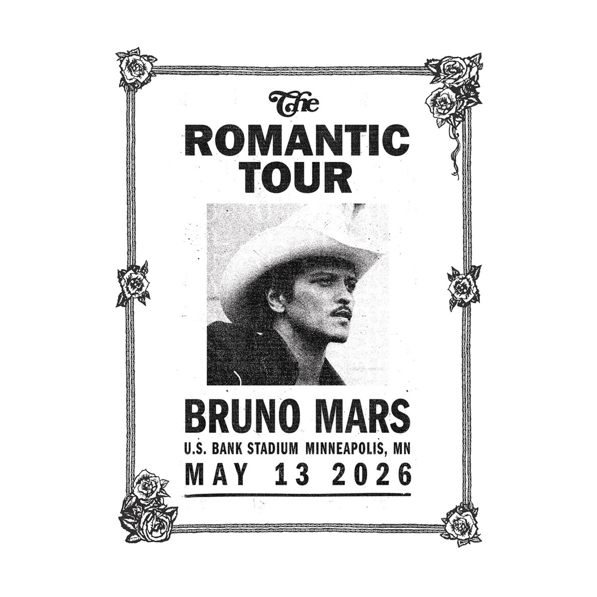 Minneapolis The Romantic Limited Edition Tour Poster