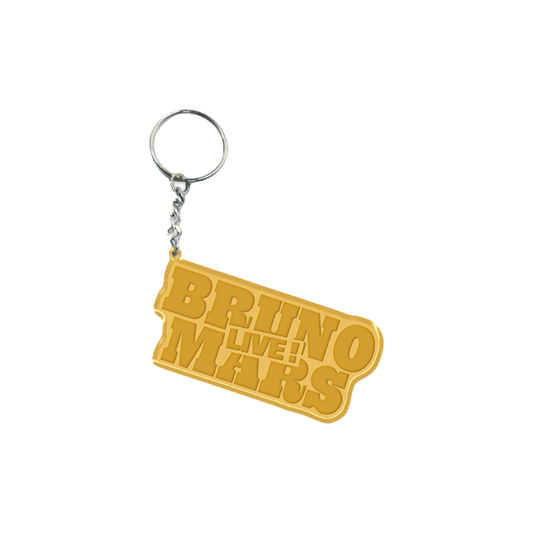 Bruno Mars Live! Keychain
