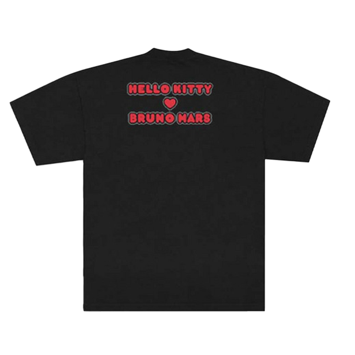Bruno Mars X Hello Kitty Black Tee