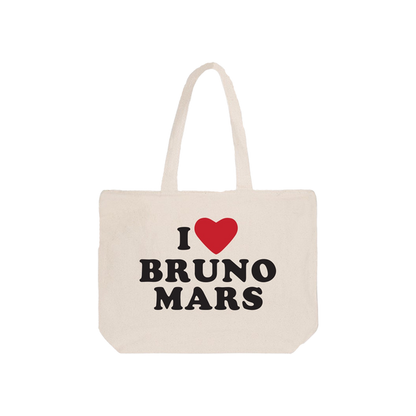 I Heart Bruno Mars Tote