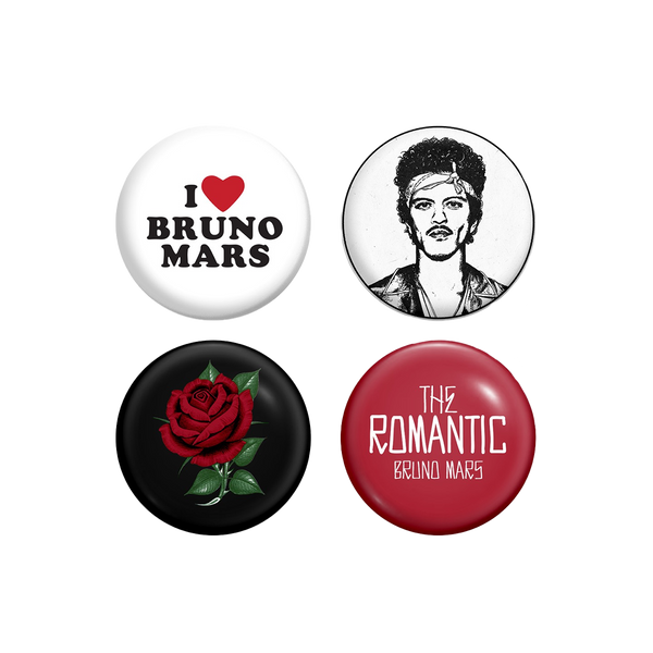 The Romantic Tour Button Set – Bruno Mars