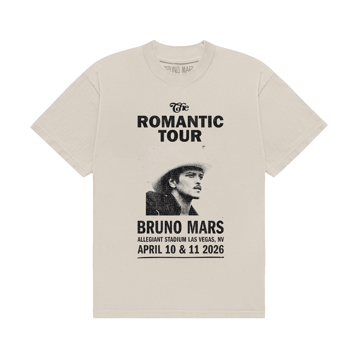 Las Vegas The Romantic Limited Edition Tour Tee - Ivory – Bruno Mars