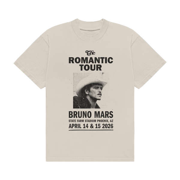 Phoenix The Romantic Limited Edition Tour Tee - Ivory – Bruno Mars