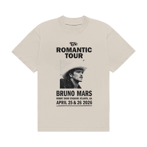 Atlanta The Romantic Limited Edition Tour Tee - Ivory – Bruno Mars