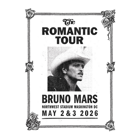 Washington DC The Romantic Limited Edition Tour Poster