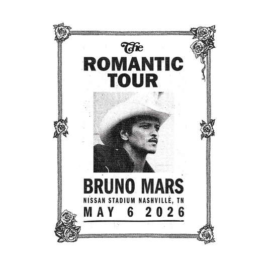 Nashville The Romantic Limited Edition Tour Poster