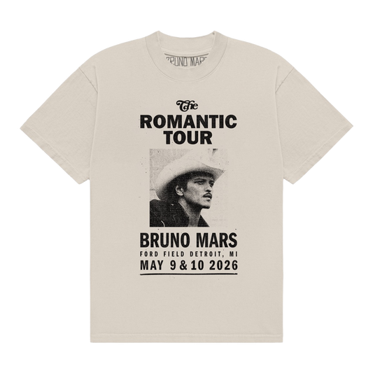 Detroit The Romantic Limited Edition Tour Tee - Ivory