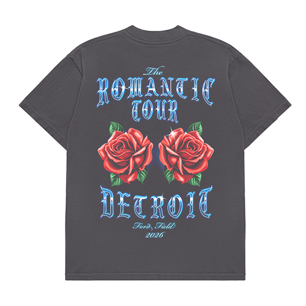 Detroit The Romantic Limited Edition Tour Tee - Vintage Black