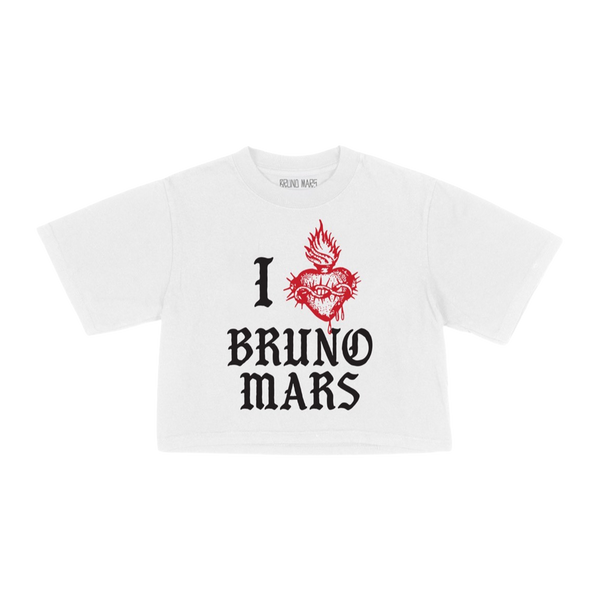I Heart Bruno Cropped Tee – Bruno Mars