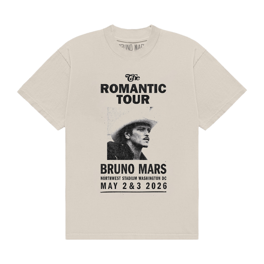 Washington DC The Romantic Limited Edition Tour Tee - Ivory
