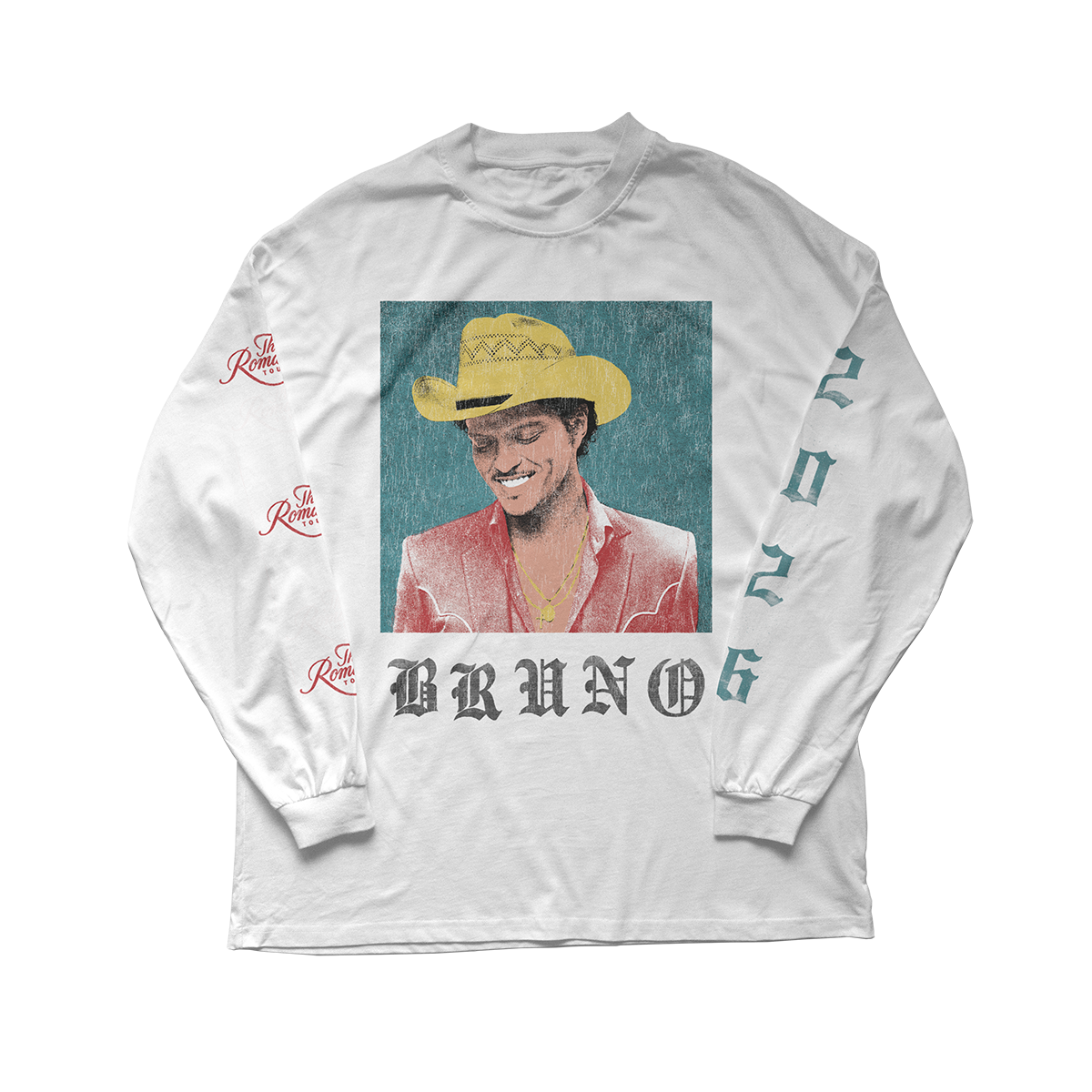 The Romantic Tour Longsleeve Tee - White