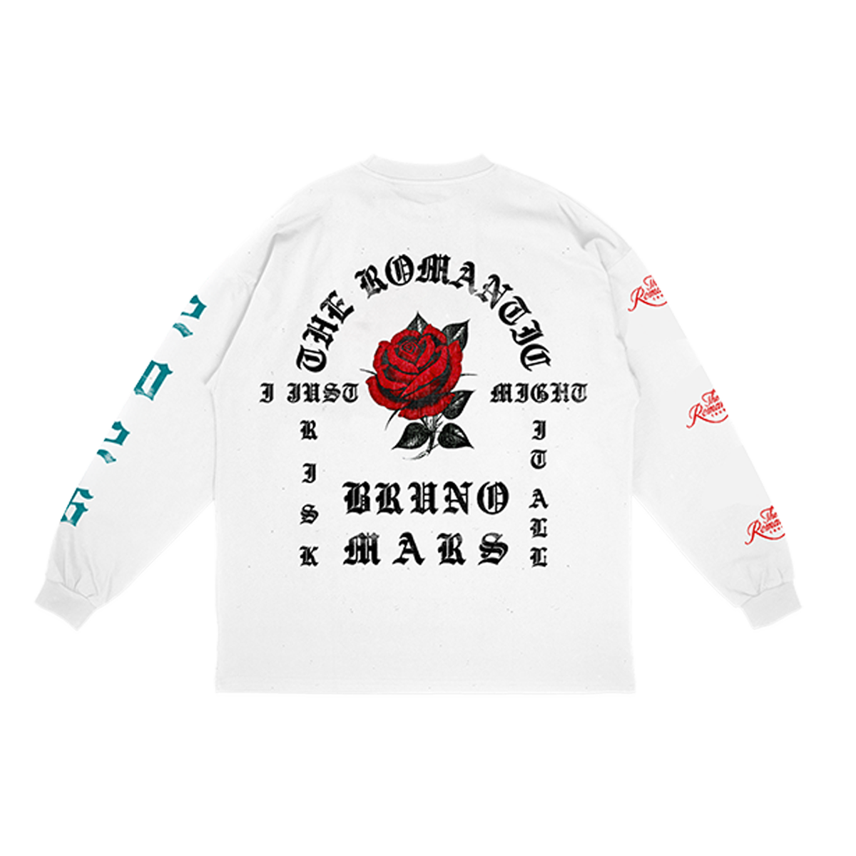 The Romantic Tour Longsleeve Tee - White – Bruno Mars