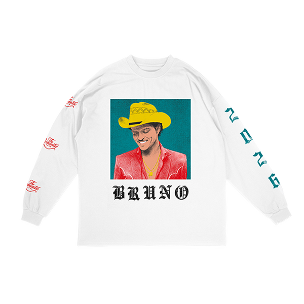 The Romantic Tour Longsleeve Tee - White – Bruno Mars