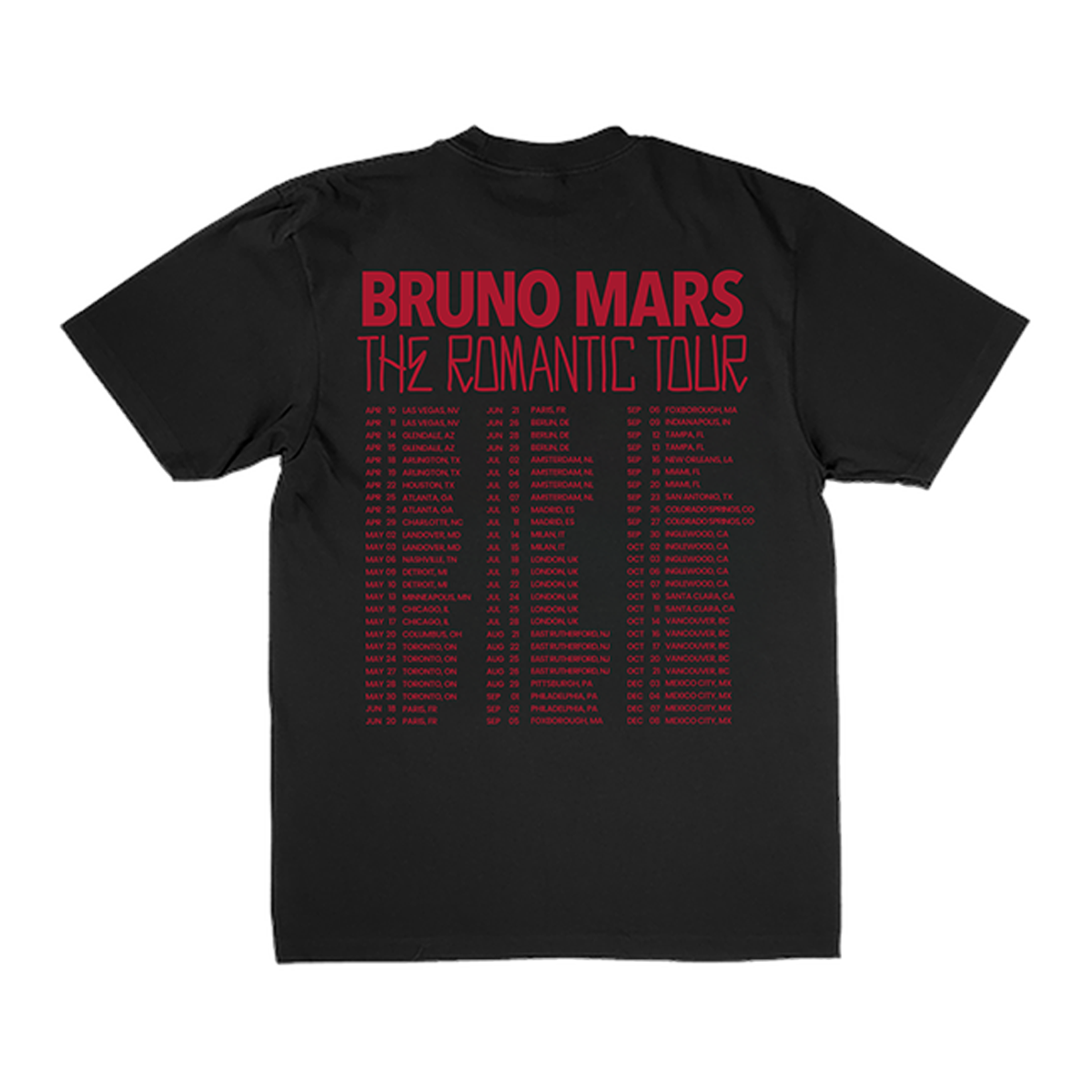 The Romantic Rose Tee - Black