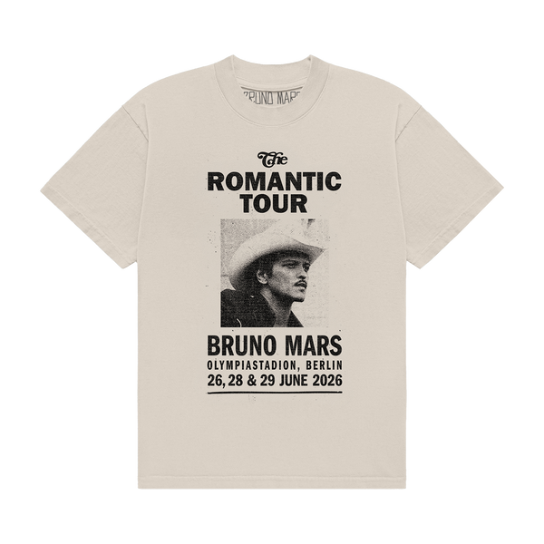 Berlin The Romantic Limited Edition Tour Tee - Ivory – Bruno Mars