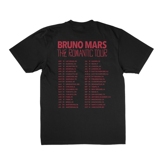 The Romantic Rose Tee - Black