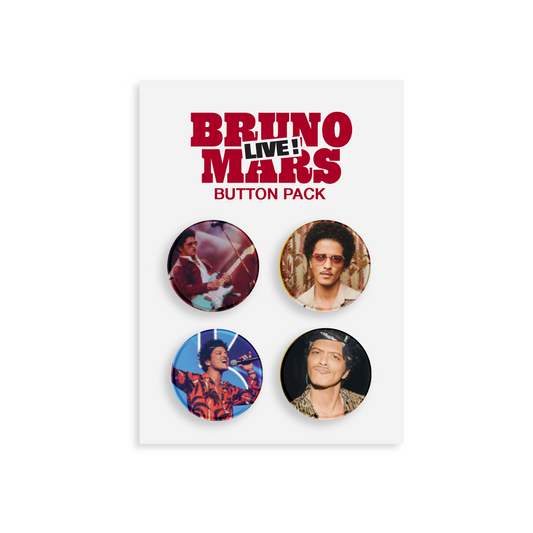 Bruno Mars Live! Button Pack