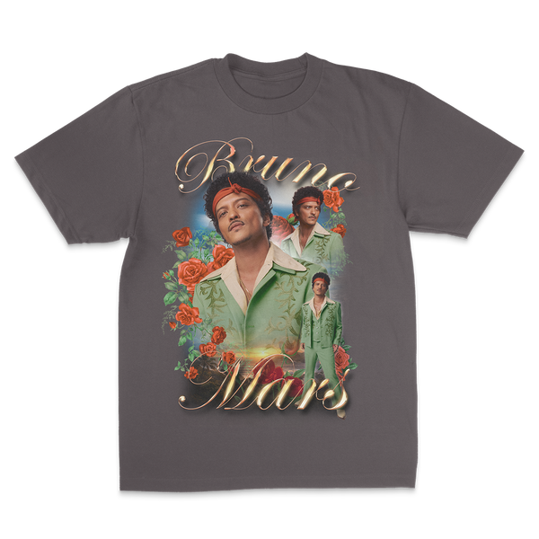 Bruno Mars グラフィックTシャツ Lサイズ The Romantic Tour Bootleg Tee – Bruno Mars