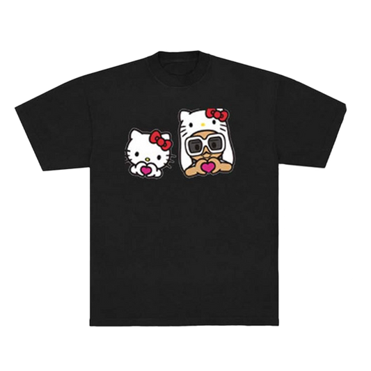 Bruno Mars X Hello Kitty Black Tee